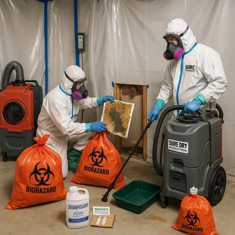 Contaminated Water Handling Protocols process in Hansford County, TX